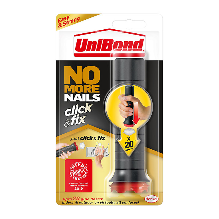 Image of UniBond Click & Fix White Grab adhesive 30ml