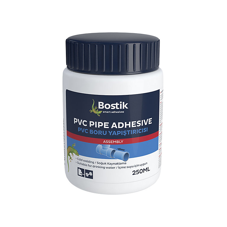 Product image for Bostik Waterproof Solvented Glue 250ml 0.23kg