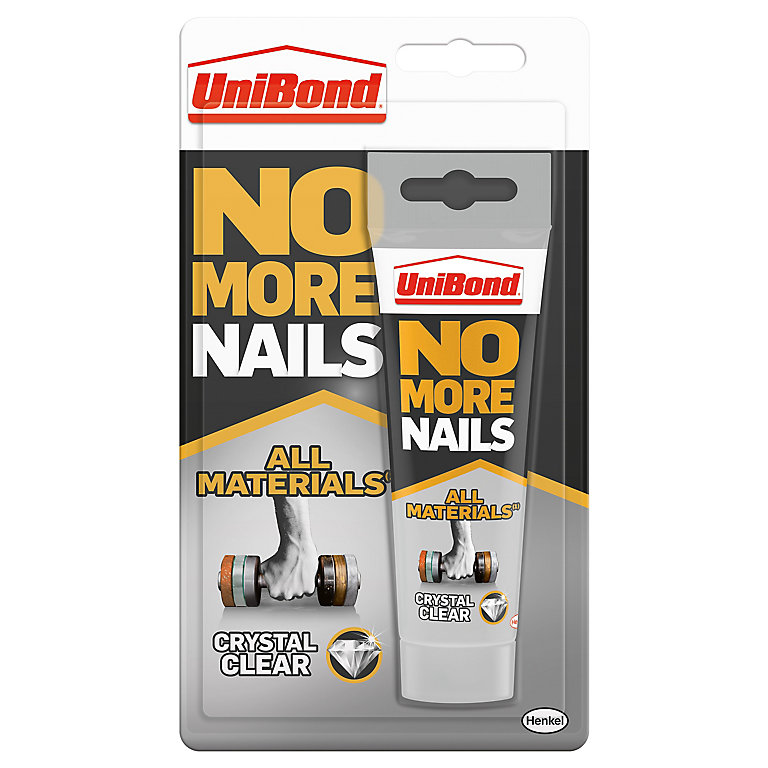 Image of UniBond No More Nails Crystal Clear Grab adhesive 90g