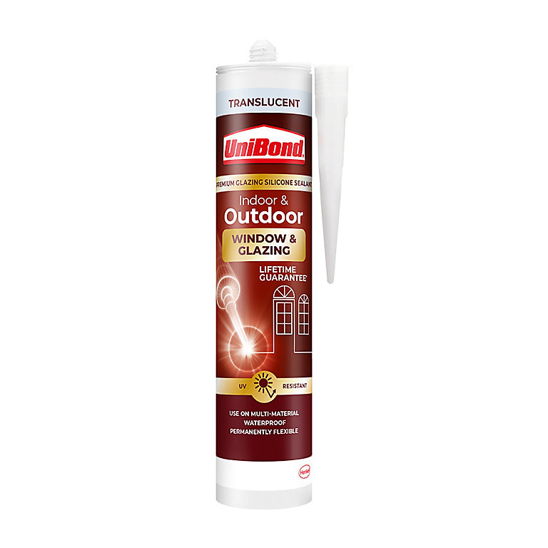 Image of UniBond Translucent Glazing Sealant, 300ml