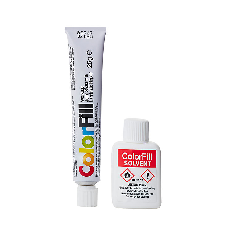 Product image for Unika White Matt Worktop Sealant & adhesive, 20ml