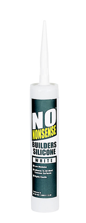 Image of No Nonsense Silicone-based White Building Sealant, 310ml