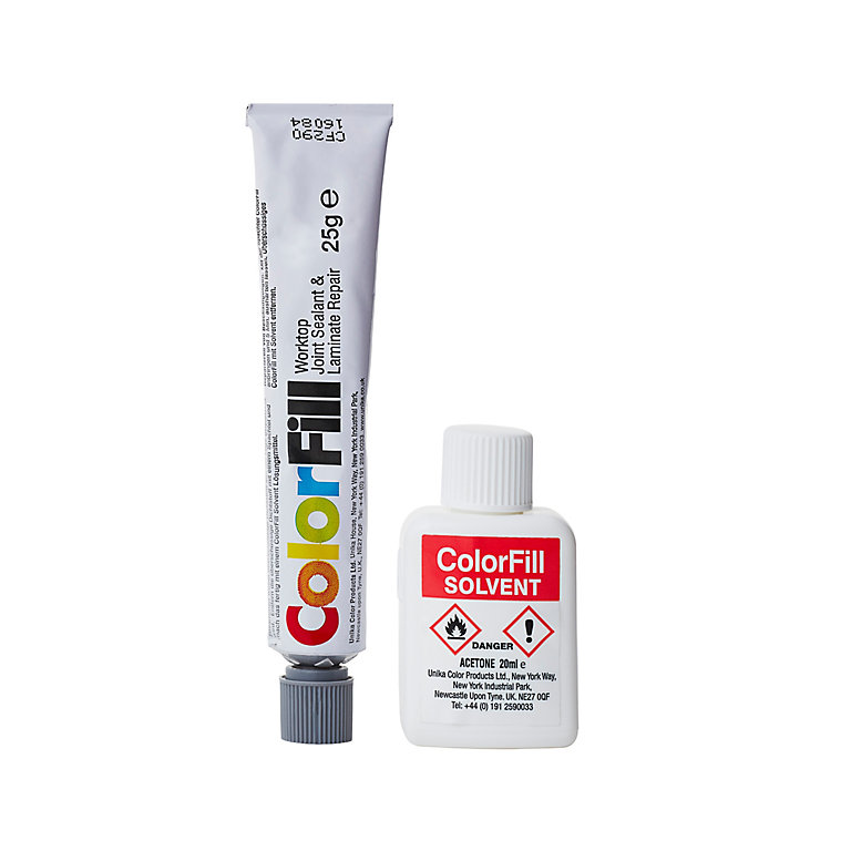 Product image for Unika Grey Matt Worktop Sealant & adhesive, 20ml