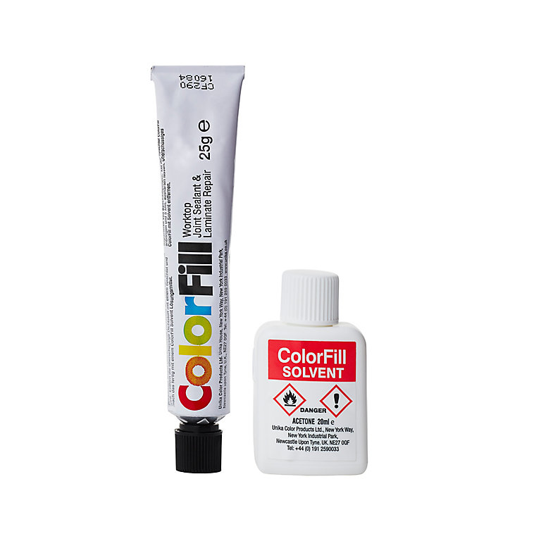 Product image for Unika Black Gloss Worktop Sealant & adhesive, 20ml