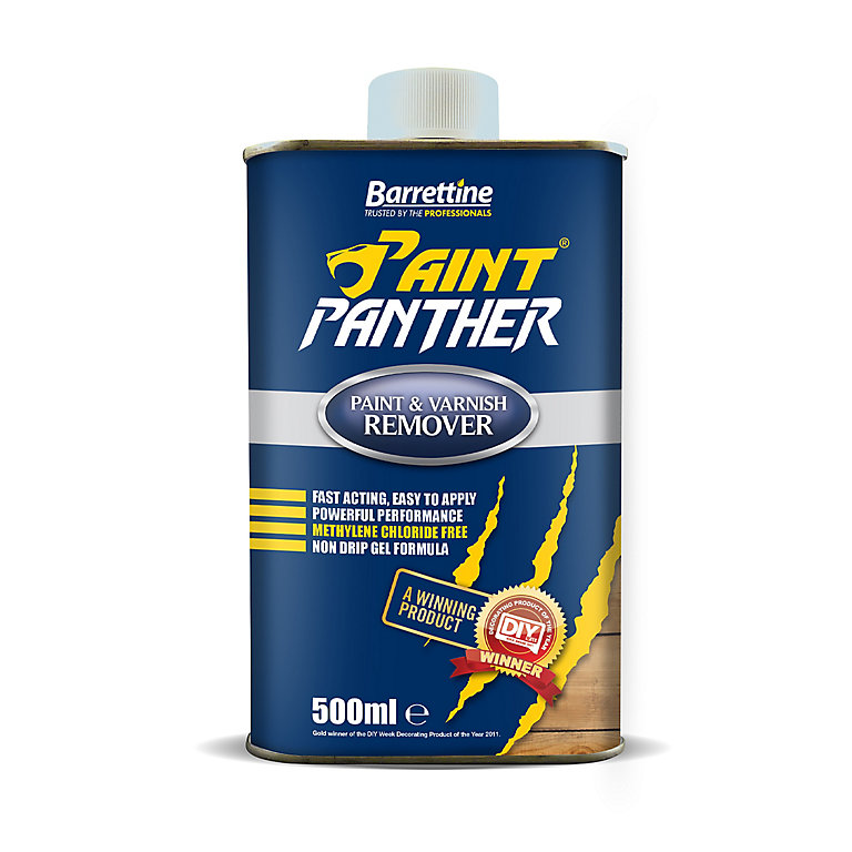 Image of Barrettine Paint Panther Paint, varnish & lacquer remover, 0.5L
