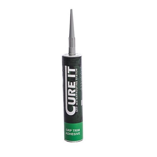 Product image for Cure It 310ml Grey Polyurethane GRP Trim Adhesive