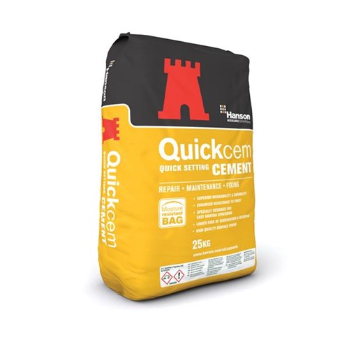 Product image for Hanson Quickcem Cement 25kg Bag