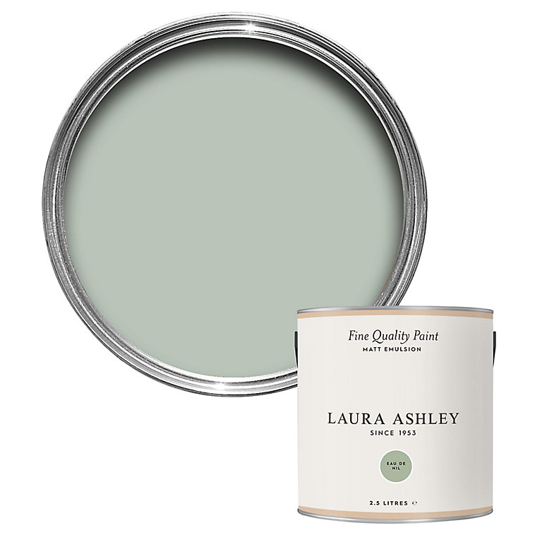 Image of Laura Ashley Eau De Nil Matt Emulsion paint, 2.5L