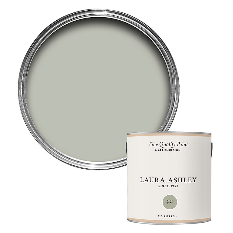 Image of Laura Ashley Sage Leaf Matt Emulsion paint, 2.5L