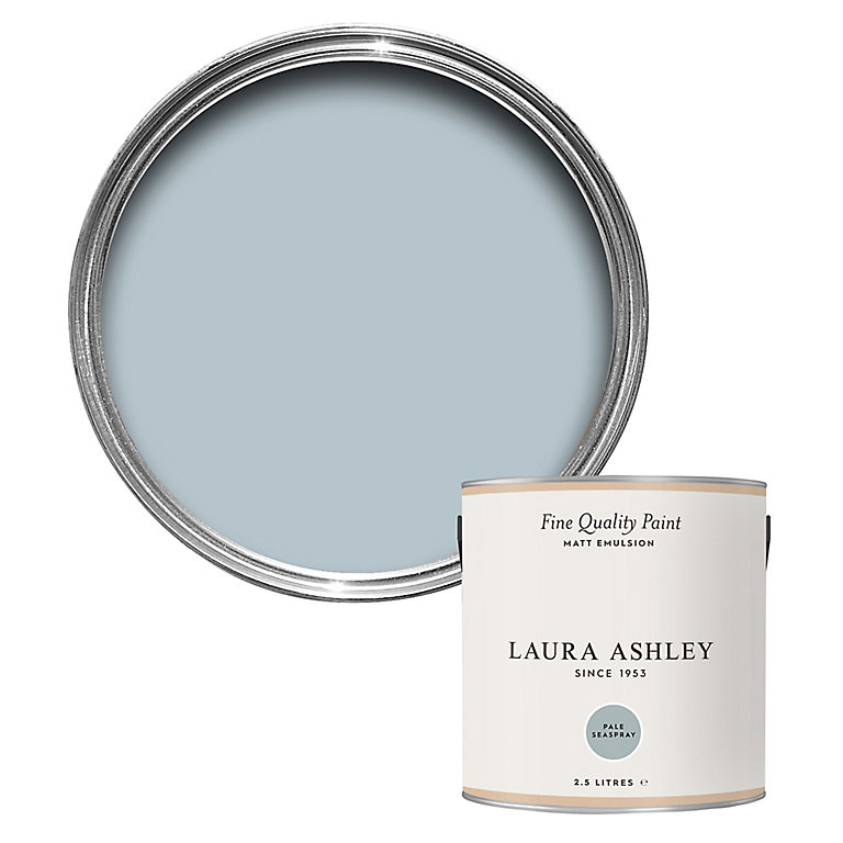 Image of Laura Ashley Pale Seaspray Matt Emulsion paint, 2.5L