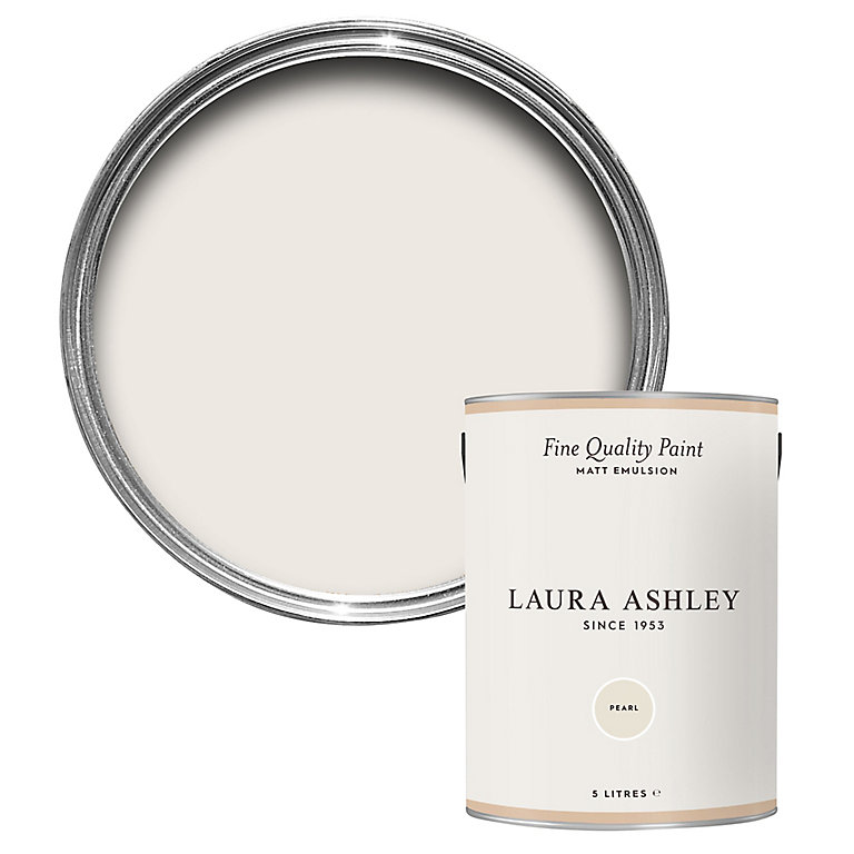 Image of Laura Ashley Pearl Matt Emulsion paint, 5L