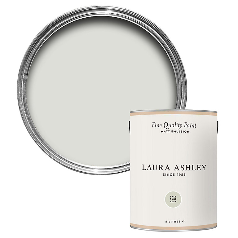 Image of Laura Ashley Pale Sage Leaf Matt Emulsion paint, 5L