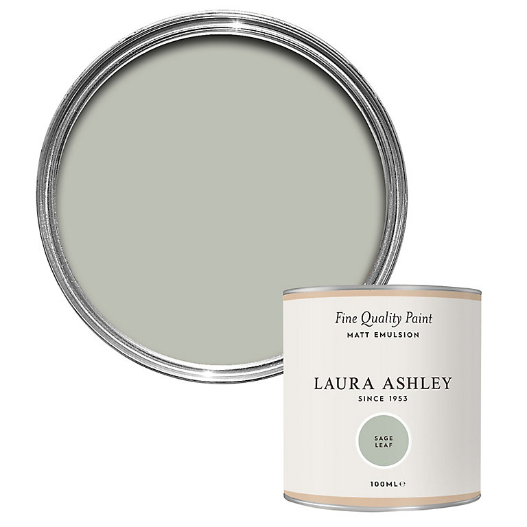 Image of Laura Ashley Sage Leaf Matt Emulsion paint, 100ml