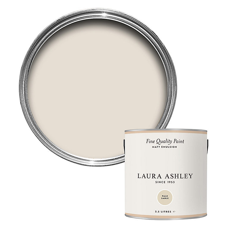 Image of Laura Ashley Pale Sable Matt Emulsion paint, 2.5L