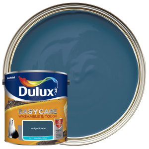 Product image for Dulux Easycare Indigo Shade Matt Wall paint, 2.5L