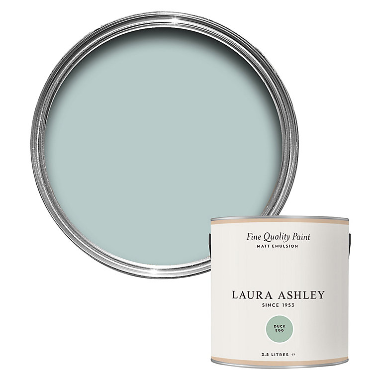 Image of Laura Ashley Duck Egg Matt Emulsion paint, 2.5L