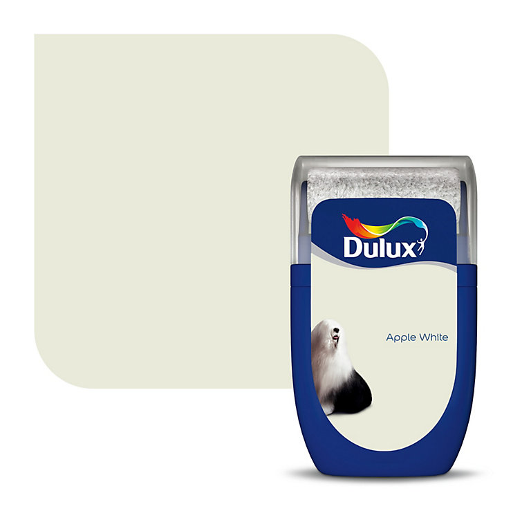 Dulux Standard Apple white Matt Emulsion paint, 30ml Tester pot Price Comparisons | Compare The Build
