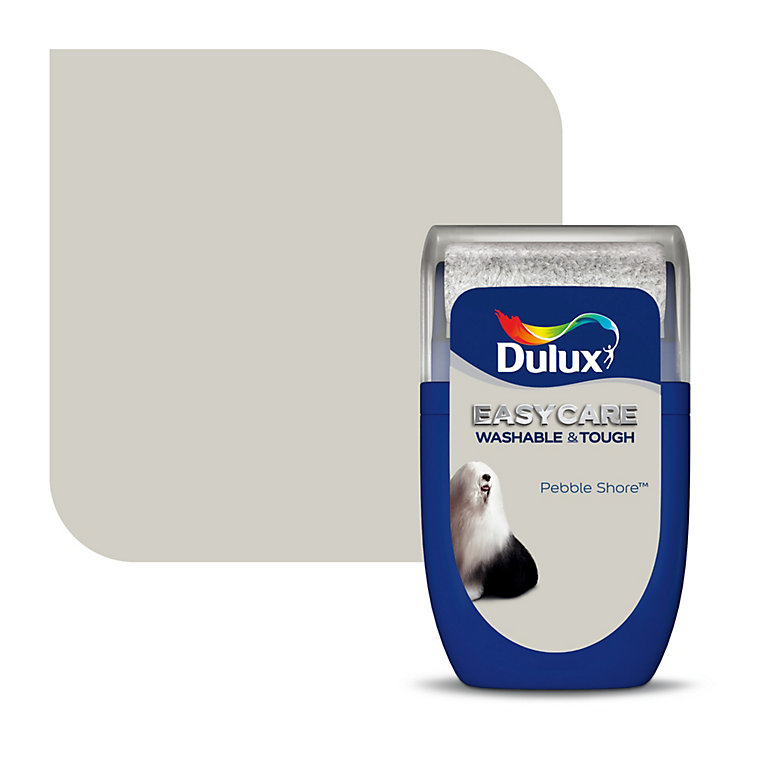 Product image for Dulux Easycare Pebble stone Matt Emulsion paint, 30ml Tester pot