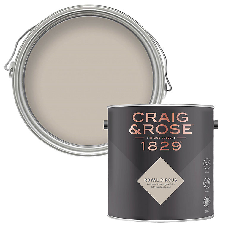 Image of Craig & Rose 1829 Royal Circus Chalky Emulsion paint, 2.5L
