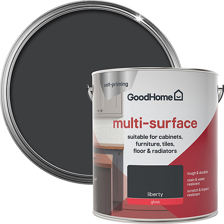 Image of GoodHome Durable Liberty Gloss Multi-surface paint, 2L