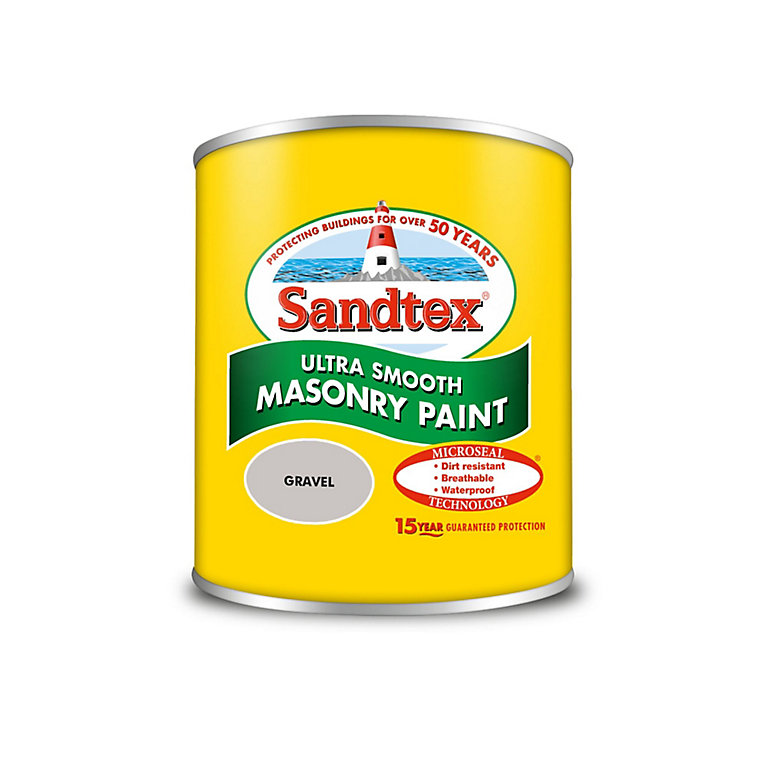 Product image for Sandtex Ultra smooth Gravel Masonry paint, 150ml Tester pot