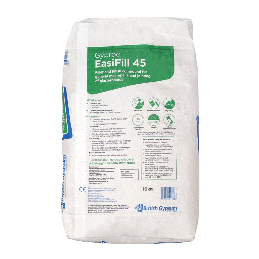 Product image for British Gypsum Gyproc Easifill 45 10kg