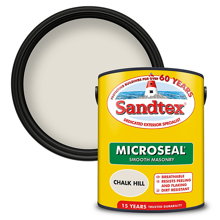 Image of Sandtex Ultra smooth Chalk Hill Masonry paint, 5L