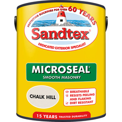 Image of Sandtex Ultra smooth Chalk Hill Masonry paint, 5L