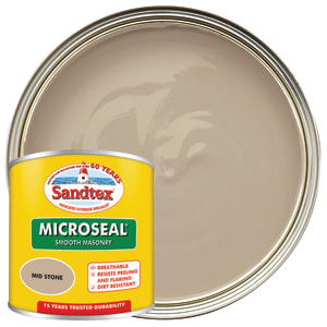 Product image for Sandtex Mid stone Masonry paint, 150ml Tester pot