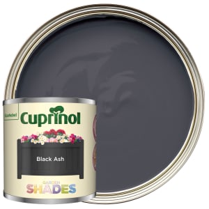 Product image for Cuprinol Garden shades Black Ash Matt Multi-surface Garden Wood paint, 125ml Tester pot