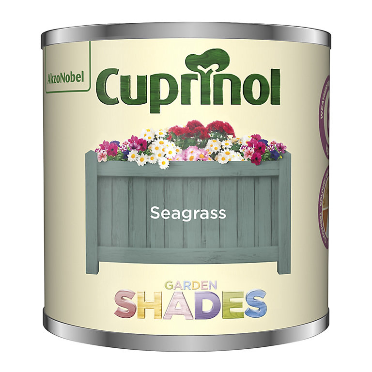 Product image for Cuprinol Garden shades Seagrass Matt Multi-surface Garden Wood paint, 125ml Tester pot