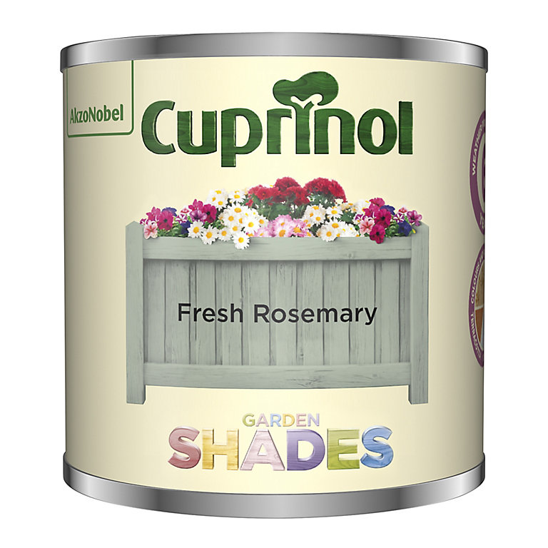 Product image for Cuprinol Garden shades Fresh Rosemary Matt Multi-surface Garden Wood paint, 125ml Tester pot
