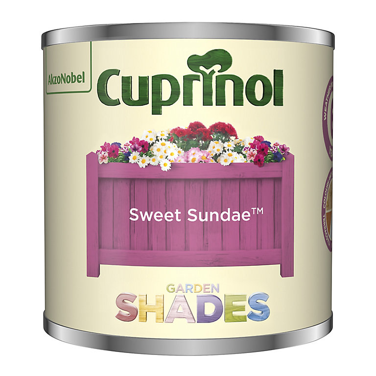 Product image for Cuprinol Garden shades Sweet Sundae Matt Multi-surface Garden Wood paint, 125ml Tester pot