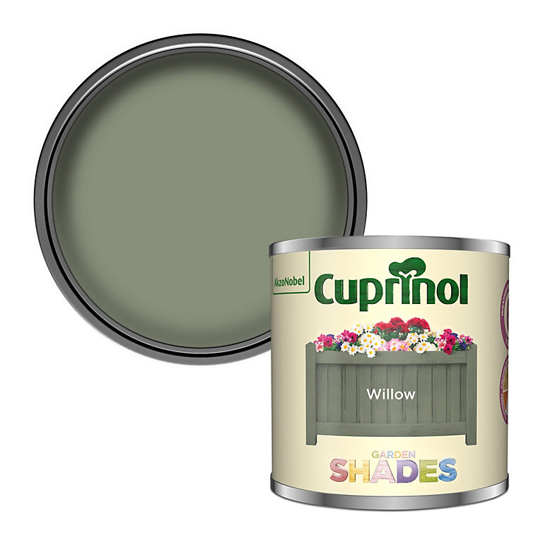 Product image for Cuprinol Garden shades Willow Matt Multi-surface Garden Wood paint, 125ml Tester pot
