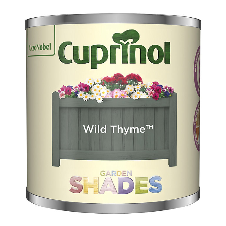Product image for Cuprinol Garden shades Wild Thyme Matt Multi-surface Garden Wood paint, 125ml Tester pot