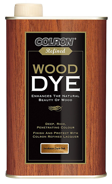 Product image for Colron Refined Jacobean dark oak Satin Wood dye, 500ml