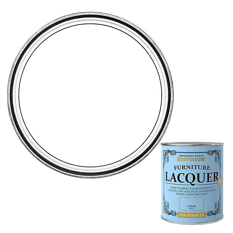 Product image for Rust-Oleum Clear Matt Multi-surface Furniture Lacquer, 125ml