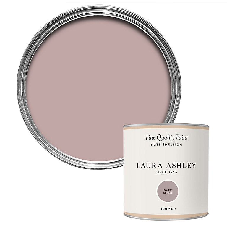 Image of Laura Ashley Dark Blush Matt Emulsion paint, 100ml