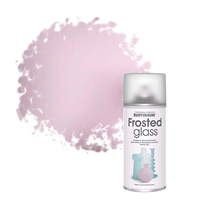 Image of Rust-Oleum Frosted Glass Rose Matt Frosted glass effect Topcoat Spray paint, 150ml