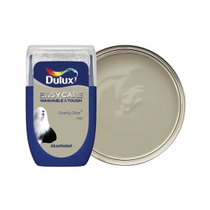Product image for Dulux Easycare Kitchen Overtly olive Matt Emulsion paint, 30ml Tester pot