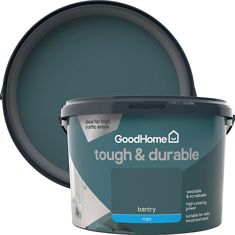 Image of GoodHome Tough & Durable Bantry Matt Emulsion paint, 2.5L