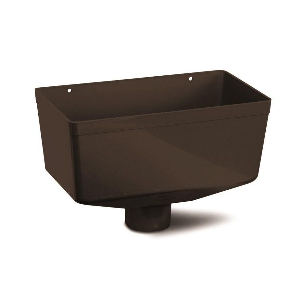 Product image for Round Downpipe Hopper Head Medium Black 68mm