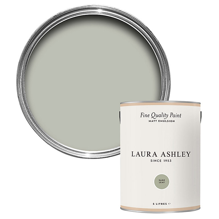 Image of Laura Ashley Sage Leaf Matt Emulsion paint, 5L