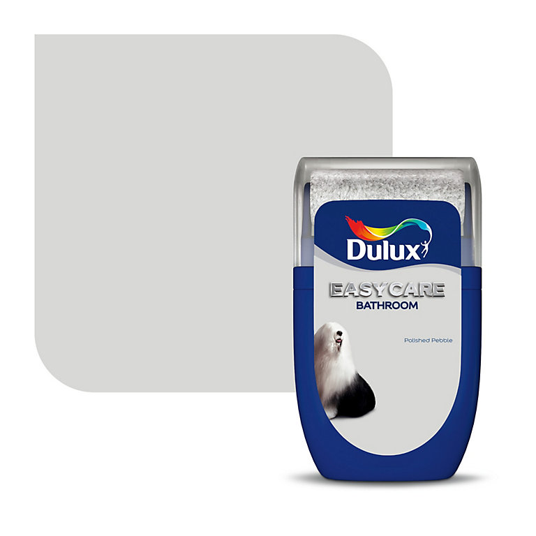 Product image for Dulux Easycare Polished pebble Soft sheen Emulsion paint, 30ml Tester pot