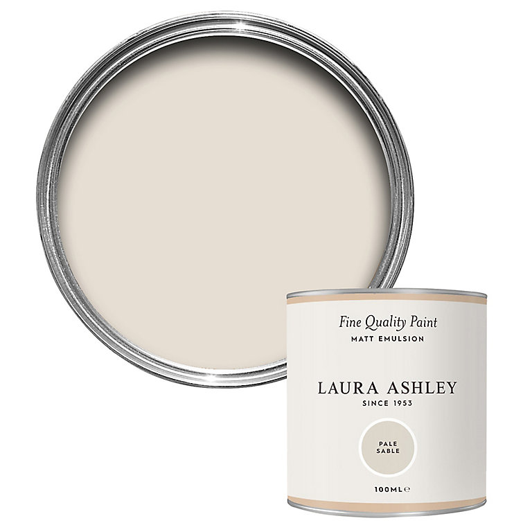 Image of Laura Ashley Pale Sable Matt Emulsion paint, 100ml