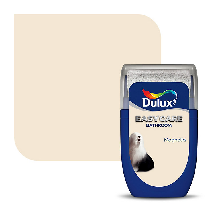 Product image for Dulux Easycare Magnolia Soft sheen Emulsion paint, 30ml Tester pot