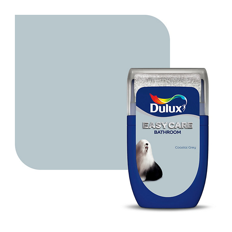 Product image for Dulux Easycare Coastal grey Soft sheen Emulsion paint, 30ml Tester pot