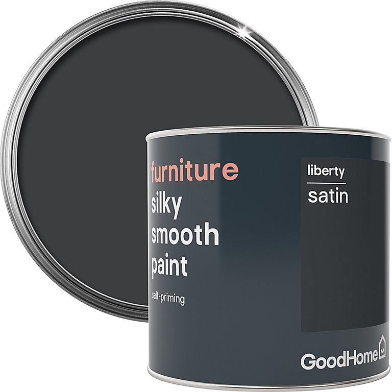 Image of GoodHome Liberty Satin Furniture paint, 500ml