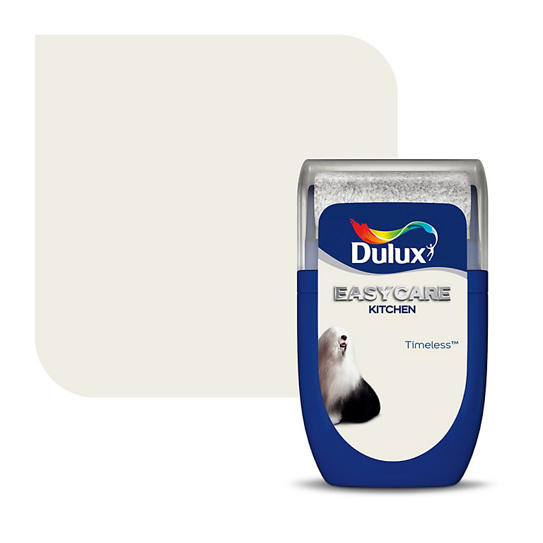 Image of Dulux Easycare Kitchen Timeless Matt Emulsion paint, 30ml Tester pot