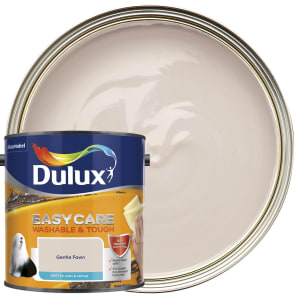 Product image for Dulux Easycare Gentle fawn Matt Emulsion paint, 2.5L